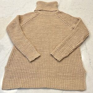Ralph Lauren Tan Turtleneck Knitted Sweater